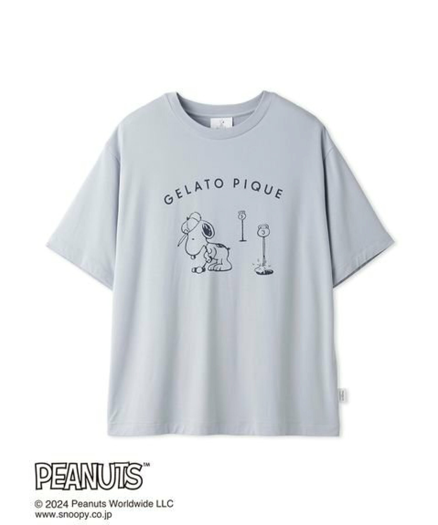 4月19日12時発売【PEANUTS】【HOMME】ワンポイントTシャツ